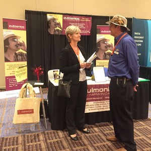 Harmonica Techs Booth At Asthma Educators Conference in San Antonio, TX